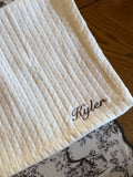 Embroidered Baby Blanket